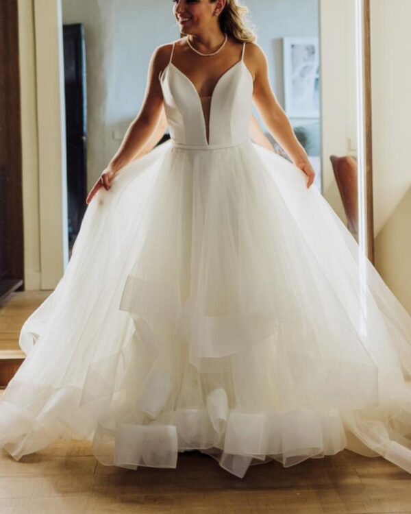 Vestido Tul Justine Alexandre